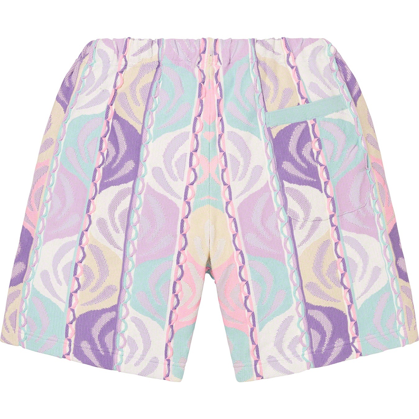 Abstract Textured Knit Short view 2